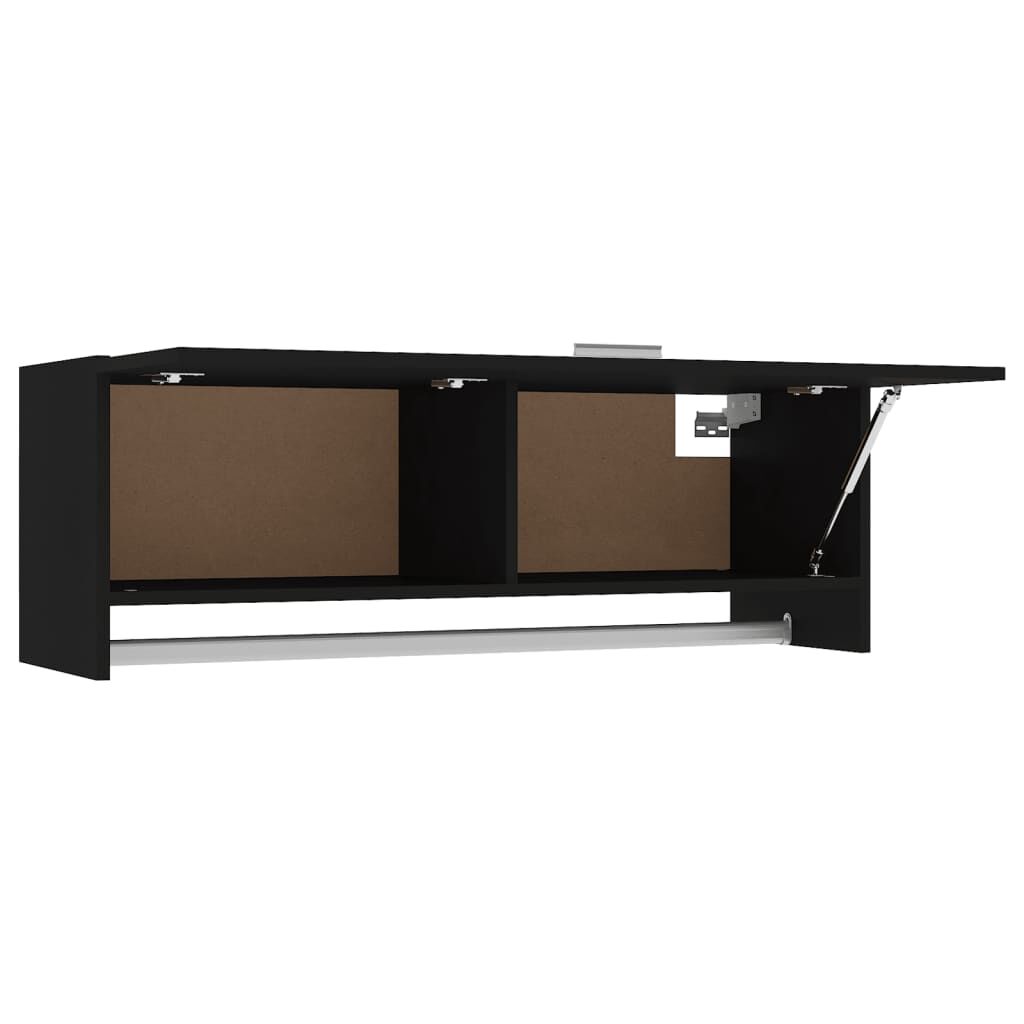 vidaXL Ντουλάπα Λευκή 100 x 32,5 x 35 εκ. από Επεξ. Ξύλο