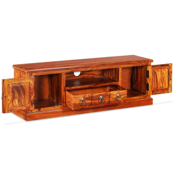 vidaXL Έπιπλο Τηλεόρασης 120 x 30 x 40 εκ. από Μασίφ Ξύλο Ακακίας