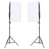 vidaXL Κιτ Φωτογραφικού Στούντιο με Σετ Φώτα & Φόντο
