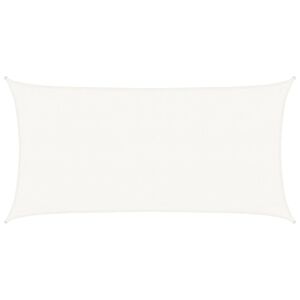 vidaXL Πανί Σκίασης Λευκό 3 x 6 μ. από HDPE 160 γρ./μ²