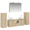 vidaXL &Sigma;&epsilon;&tau; &Epsilon;&pi;ί&pi;&lambda;&omega;&nu; &Mu;&pi;ά&nu;&iota;&omicron;&upsilon; 6 pcs Sonoma &Delta;&rho;&upsilon;&sigmaf;