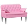 vidaXL Love seat &mu;&epsilon; &kappa;&omicron;&upsilon;&mu;&pi;&iota;ά &Rho;&omicron;&zeta; 111 x 68 x 80 &epsilon;&kappa;. Ύ&phi;&alpha;&sigma;&mu;&alpha;
