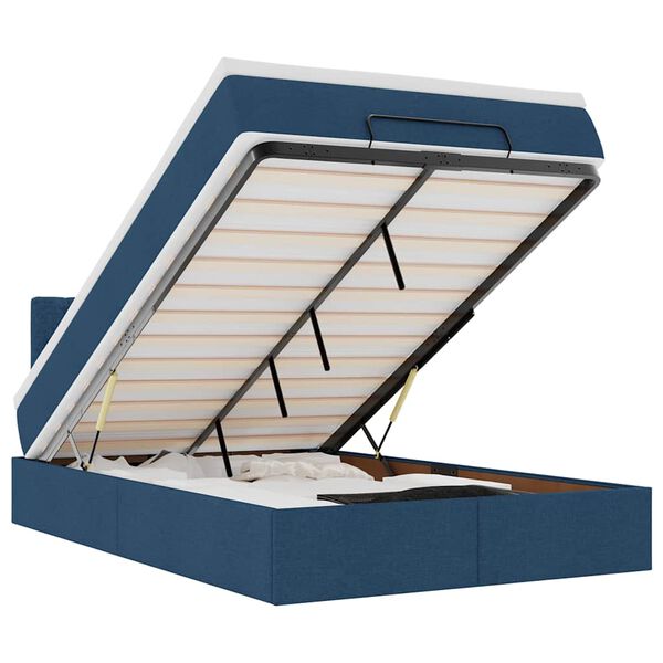 vidaXL &Omicron;&theta;&omega;&mu;&alpha;&nu;&iota;&kappa;ό &kappa;&rho;&epsilon;&beta;ά&tau;&iota; &mu;&epsilon; &sigma;&tau;&rho;ώ&mu;&alpha; & LEDs &Mu;&pi;&lambda;&epsilon; 120x200 cm Ύ&phi;&alpha;&sigma;&mu;&alpha;