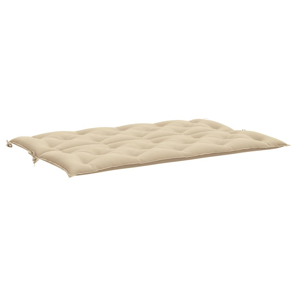 vidaXL Μαξιλάρι Πάγκου Κήπου Μπεζ 150x(50+50)x7 εκ. Ύφασμα Oxford