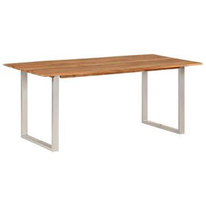 vidaXL &Tau;&rho;&alpha;&pi;&epsilon;&zeta;&alpha;&rho;ί&alpha; 180 x 90 x 76 &epsilon;&kappa;. &alpha;&pi;ό &Mu;&alpha;&sigma;ί&phi; &Xi;ύ&lambda;&omicron; &Alpha;&kappa;&alpha;&kappa;ί&alpha;&sigmaf;