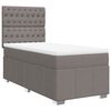 vidaXL &Kappa;&rho;&epsilon;&beta;ά&tau;&iota; Boxspring &mu;&epsilon; &Sigma;&tau;&rho;ώ&mu;&alpha; Taupe 90x190 &epsilon;&kappa;.&Upsilon;&phi;&alpha;&sigma;&mu;ά&tau;&iota;&nu;&omicron;