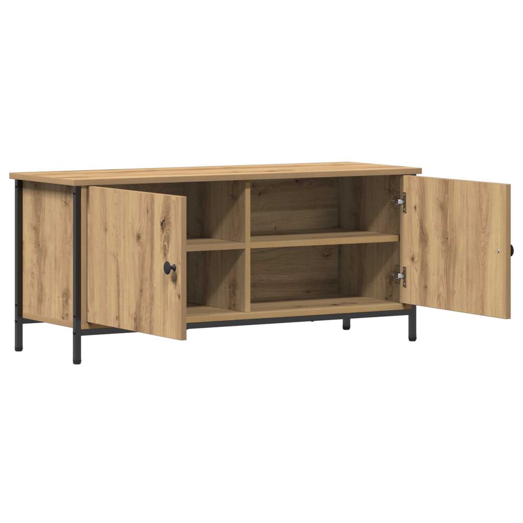 vidaXL Τηλεόραση Στάντ - Artisan Oak Artisan oak Επεξεργασμένο ξύλο