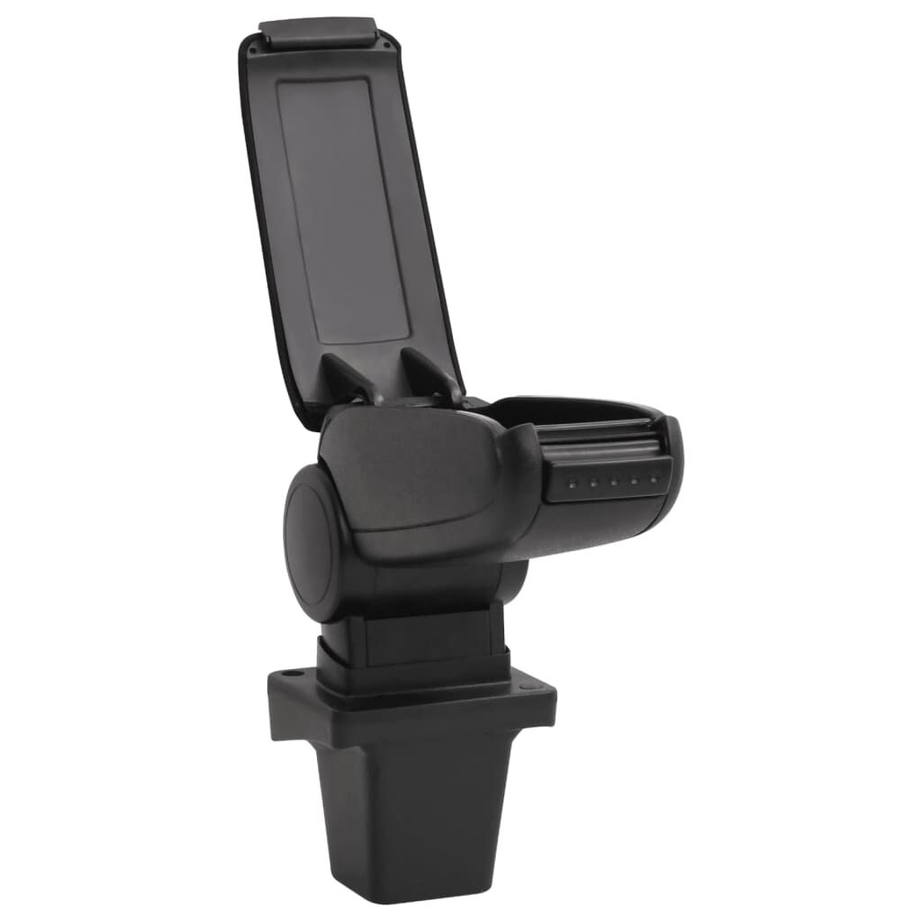vidaXL Τεμπέλης Αυτοκινήτου Μαύρος 14x33x(32-48,5) από ABS