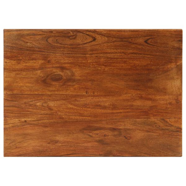 vidaXL Τραπεζάκια Ζιγκόν 3 τεμ. Καφέ 50x35x50 εκ. Μασίφ Ξύλο Ακακίας
