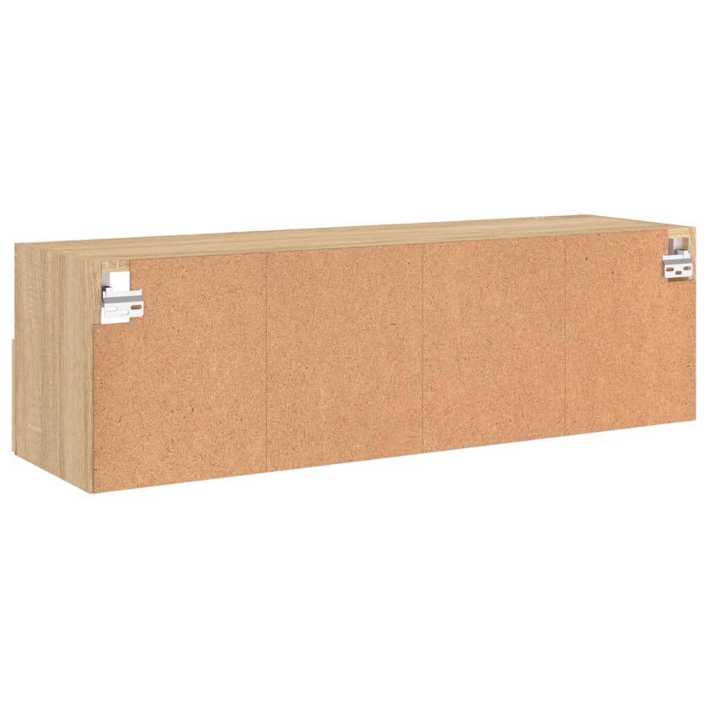vidaXL Έπιπλο Τοίχου Τηλεόρασης Sonoma Δρυς 100x30x30 εκ. Επεξ. Ξύλο