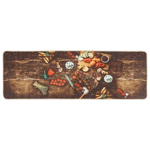 vidaXL Χαλί Κουζίνας Πλενόμενο Αντιολισθητικό Πολύχρωμο 60x180 εκ.