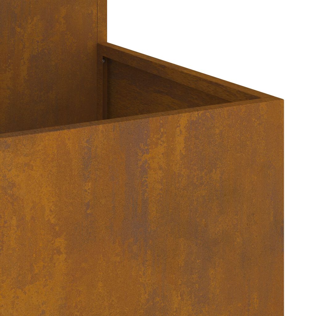 vidaXL Κήπος Γλάστρα 100x100x60 εκ. Από ανθεκτικό ατσάλι