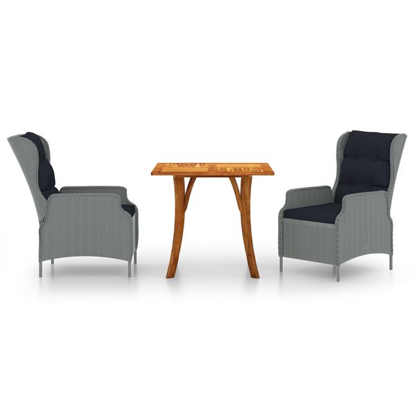 vidaXL &Sigma;&epsilon;&tau; &Tau;&rho;&alpha;&pi;&epsilon;&zeta;&alpha;&rho;ί&alpha;&sigmaf; &Kappa;ή&pi;&omicron;&upsilon; 3 &Tau;&epsilon;&mu;&alpha;&chi;ί&omega;&nu; &Alpha;&nu;&omicron;&iota;&chi;&tau;ό &Gamma;&kappa;&rho;&iota;