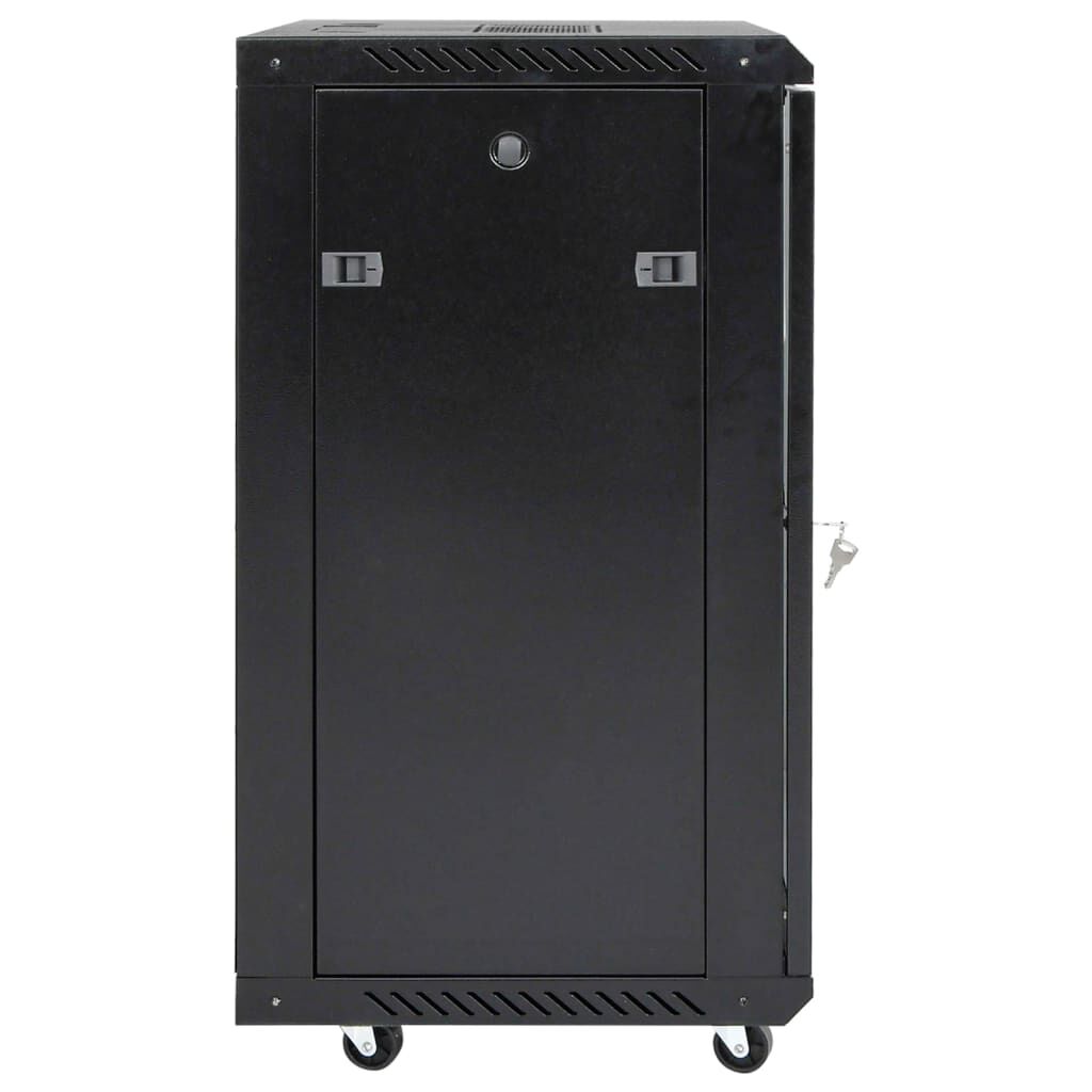 vidaXL Καμπίνα Δικτύου με Περιστ. Πόδια 15U 19" IP20 53x40x80 εκ.