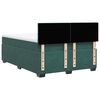vidaXL Κρεβάτι Boxspring με Στρώμα Σκούρο Πράσινο 160x200εκ. Βελούδινο