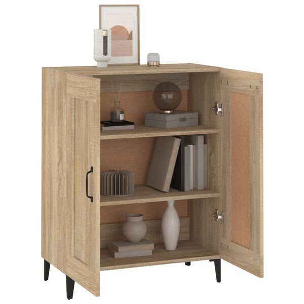 vidaXL Μπουφές Sonoma Δρυς 69,5 x 34 x 90 εκ. από Επεξεργασμένο Ξύλο