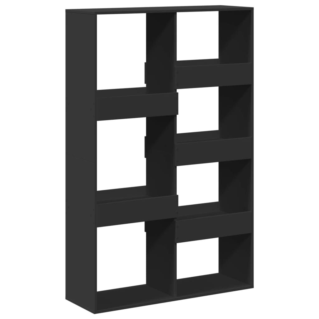 vidaXL Βιβλιοθήκη/Διαχωριστικό Χώρου Μαύρη 100x33x155,5 εκ. Επεξ. Ξύλο