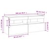 vidaXL Έπιπλο Τοίχου Τηλεόρασης με LED Γκρι Sonoma 100x30x40 εκ.