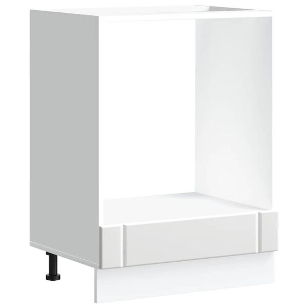 vidaXL Ντουλάπι φούρνου "Lucca" Λευκό μηχανουργικό ξύλο