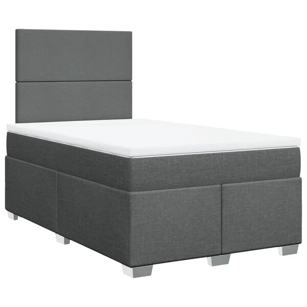 vidaXL &Kappa;&rho;&epsilon;&beta;ά&tau;&iota; Boxspring &mu;&epsilon; &Sigma;&tau;&rho;ώ&mu;&alpha; &Sigma;&kappa;&omicron;ύ&rho;&omicron; &Gamma;&kappa;&rho;&iota; 120x190 &epsilon;&kappa; &Upsilon;&phi;&alpha;&sigma;&mu;ά&tau;&iota;&nu;&omicron;