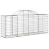 vidaXL Συρματοκιβώτια Τοξωτά 40 τεμ. 200x50x80/100 εκ. Γαλβαν. Ατσάλι