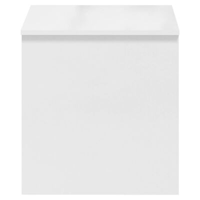vidaXL Τραπεζάκι Σαλονιού Γυαλ. Λευκό 102x50,5x52,5 εκ. Επεξεργ. Ξύλο