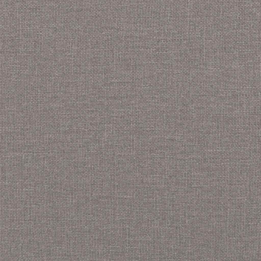 vidaXL Καναπές Διθέσιος Taupe 140 εκ. Υφασμάτινος