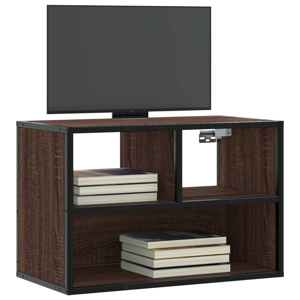 vidaXL Έπιπλο Τηλεόρασης Καφέ Δρυς 60x31x39,5 εκ. Επεξεργασμένο Ξύλο