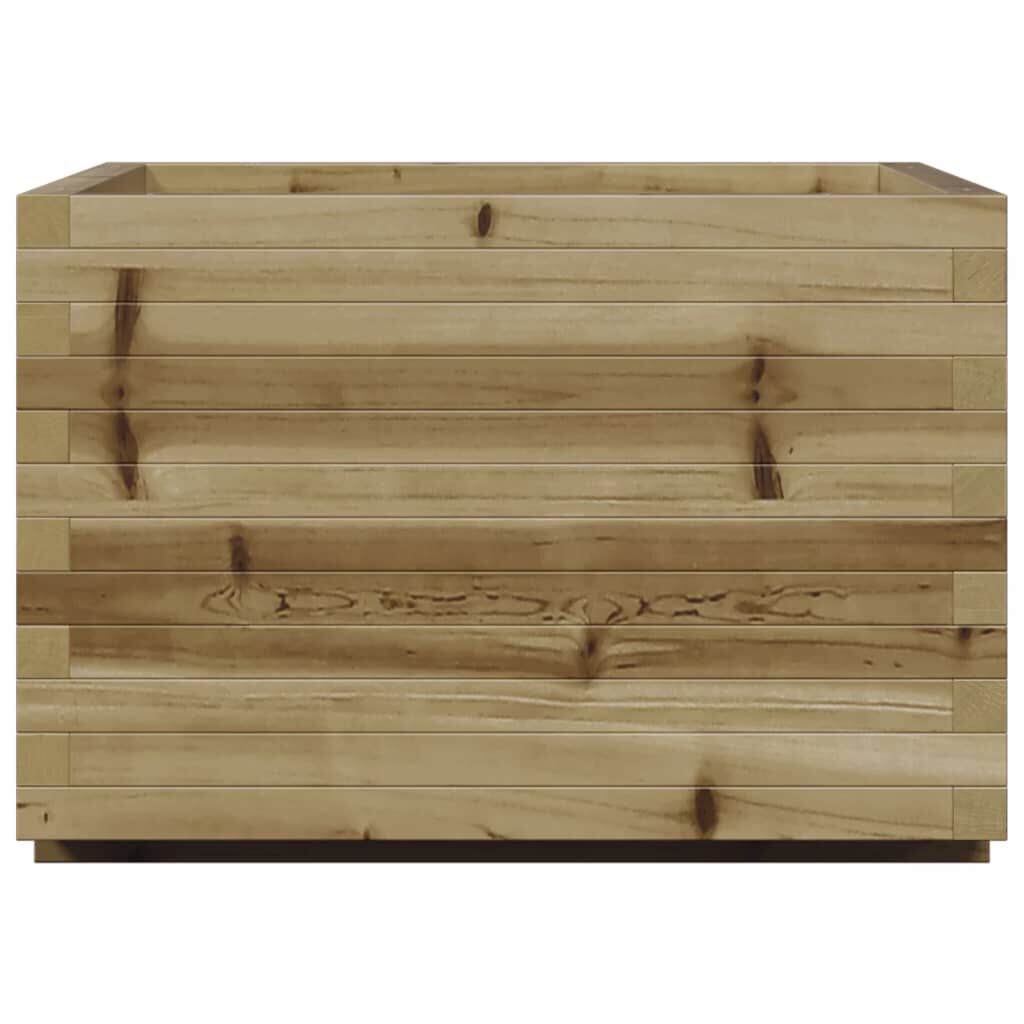 vidaXL Ζαρντινιέρα Κήπου 70x70x49,5 εκ. από Εμποτισμένο Ξύλο Πεύκου