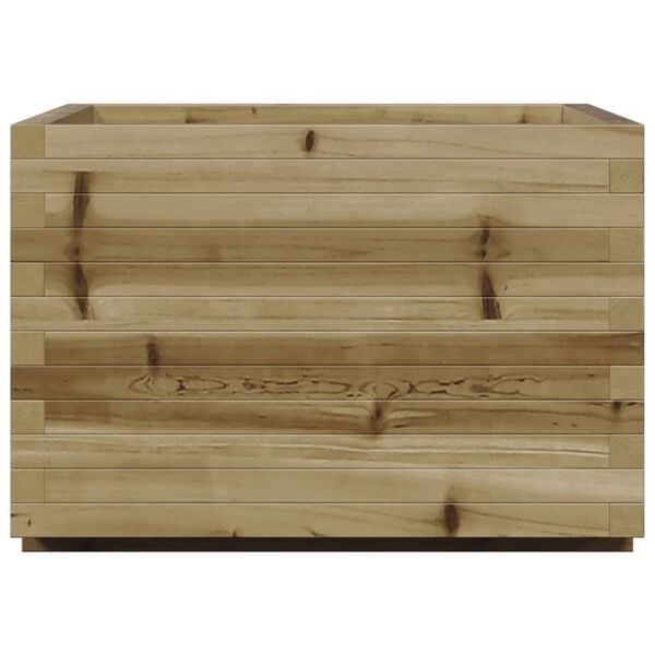 vidaXL Ζαρντινιέρα Κήπου 70x70x49,5 εκ. από Εμποτισμένο Ξύλο Πεύκου
