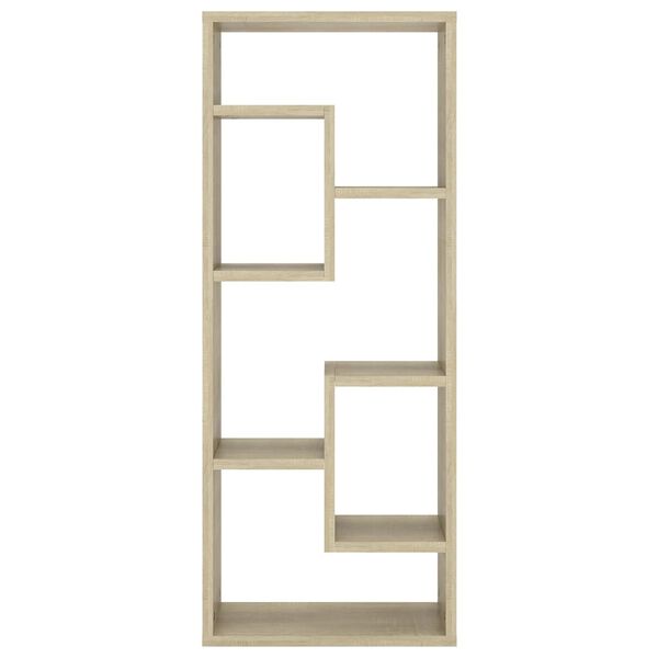 vidaXL Ραφιέρα Τοίχου Sonoma Δρυς 36x16x90 εκ. από Επεξεργασμένο Ξύλο