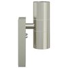vidaXL Εξωτερικά Φωτιστικά Τοίχου 2 pcs Ασημί 7 x 10 x 22 εκ
