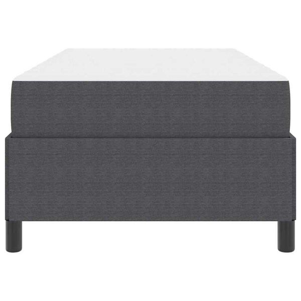 vidaXL Σκελετός Κρεβατιού Σκούρο γκρι 90 x 190 cm Βελούδο