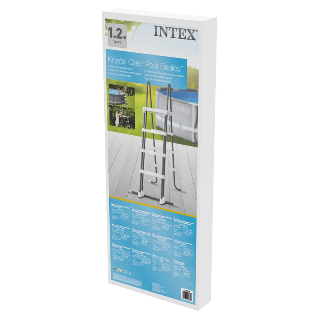 Intex Σκάλα Πισίνας Ασφαλείας με 4 Σκαλοπάτια 122 εκ.
