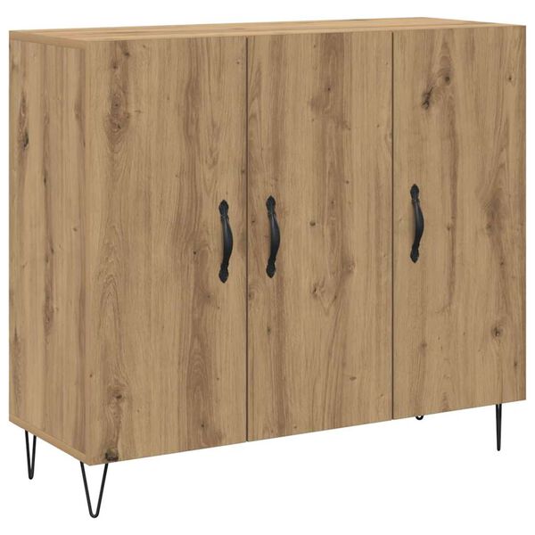 vidaXL &Pi;&lambda;&alpha;ϊ&nu;ό &gamma;&rho;&alpha;&phi;&epsilon;ί&omicron; Artisan Oak 90 x 32,5 x 80 &epsilon;&kappa; &Epsilon;&pi;&epsilon;&xi;&epsilon;&rho;&gamma;&alpha;&sigma;&mu;έ&nu;&omicron; &xi;ύ&lambda;&omicron;