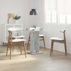 vidaXL Τραπέζι Bistro Γκρι Σκυροδέματος 60 x 60 x 75 εκ. Επεξ. Ξύλο