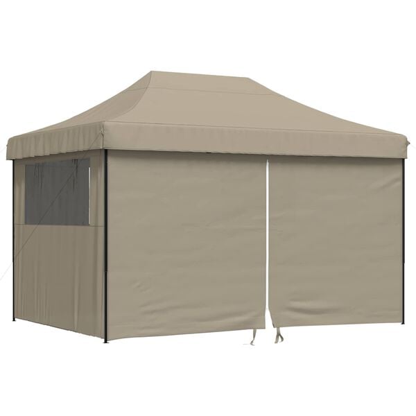 vidaXL &Sigma;&kappa;&eta;&nu;ή &Pi;ά&rho;&tau;&upsilon; Taupe 279 x 410 x 315 &epsilon;&kappa;. Ύ&phi;&alpha;&sigma;&mu;&alpha; Ό&xi;&phi;&omicron;&rho;&nu;&tau;