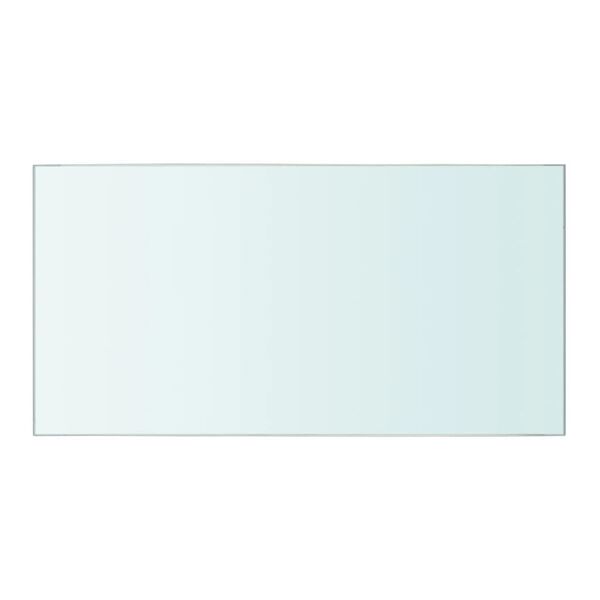 vidaXL Ράφια Πάνελ 2 τεμ. Διάφανα 40 x 20 εκ. Γυάλινα