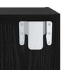 vidaXL Σετ Τηλεοπτικού Κάδου 2 pcs Μαύρη δρυς 37 x 37 x 142.5 εκ