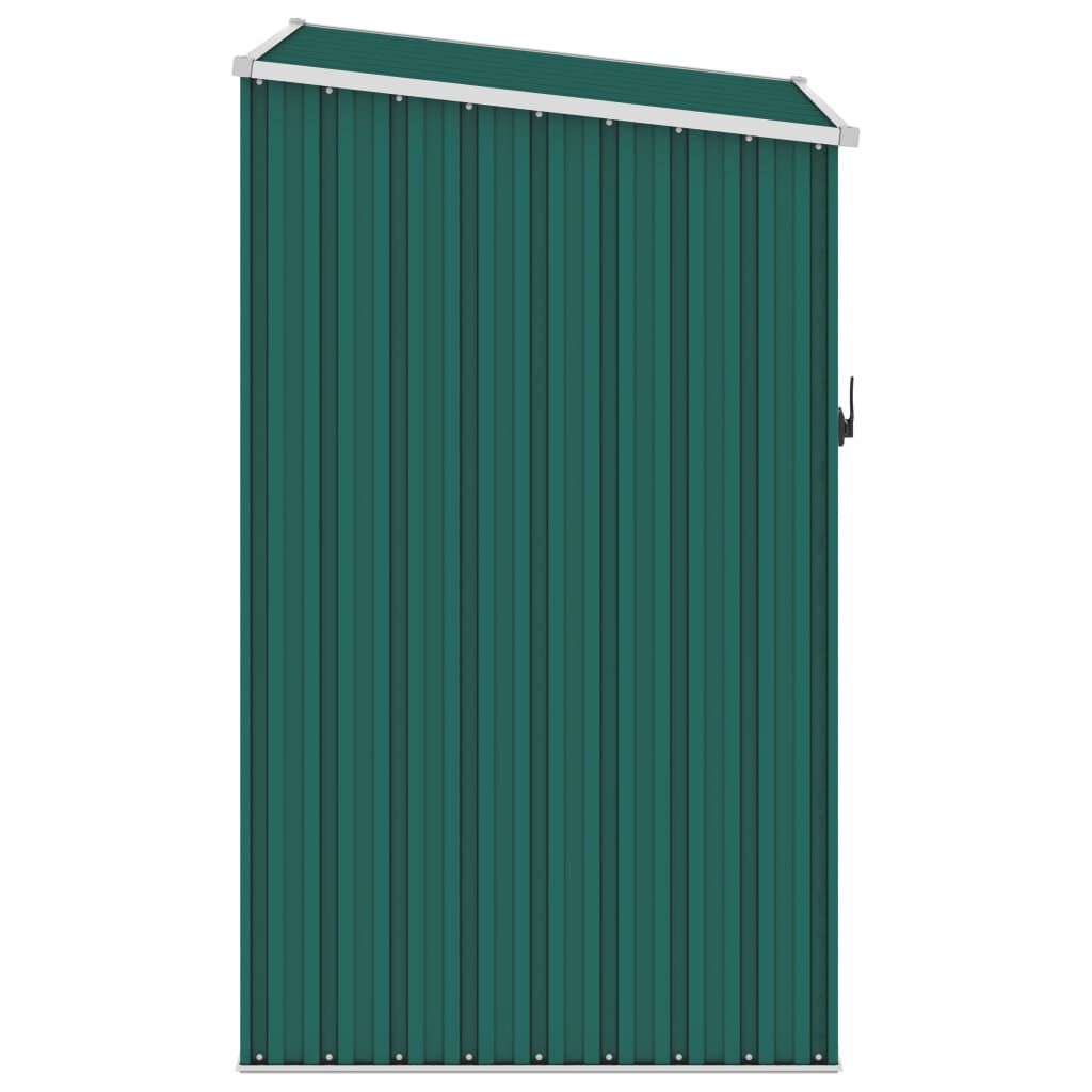 vidaXL Αποθήκη Κήπου Πράσινη 87 x 98 x 159 εκ. από Γαλβανισμένο Ατσάλι