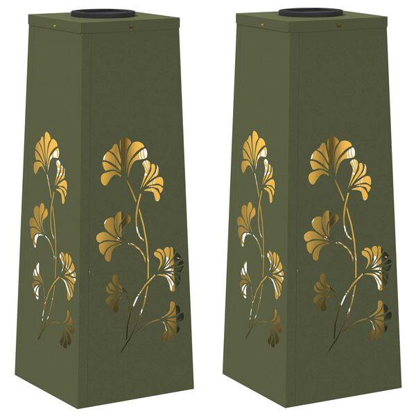 vidaXL &Eta;&lambda;&iota;&alpha;&kappa;ό LED &Phi;&omega;&sigmaf; &Delta;&rho;ό&mu;&omicron;&upsilon; &mu;&epsilon; &phi;ώ&tau;&alpha; &mu;&epsilon; &mu;&pi;&alpha;&tau;&alpha;&rho;ί&alpha; 2 pcs &Epsilon;&lambda;&iota;ά &Pi;&rho;ά&sigma;&iota;&nu;&eta;