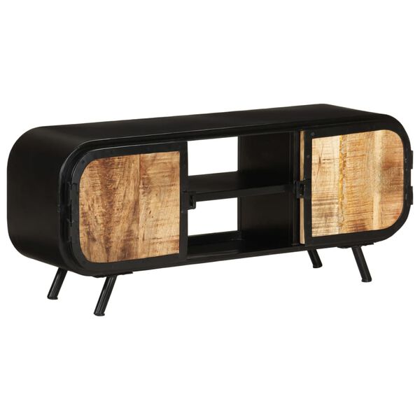 vidaXL Έπιπλο Τηλεόρασης 110 x 30 x 45 εκ. από Ακατέργαστο Ξύλο Μάνγκο
