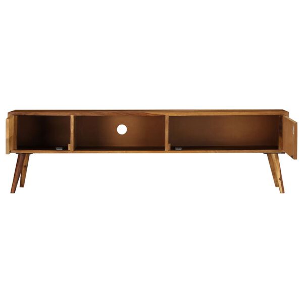 vidaXL Έπιπλο Τηλεόρασης 140 x 30 x 40 εκ. από Μασίφ Ξύλο Ακακίας