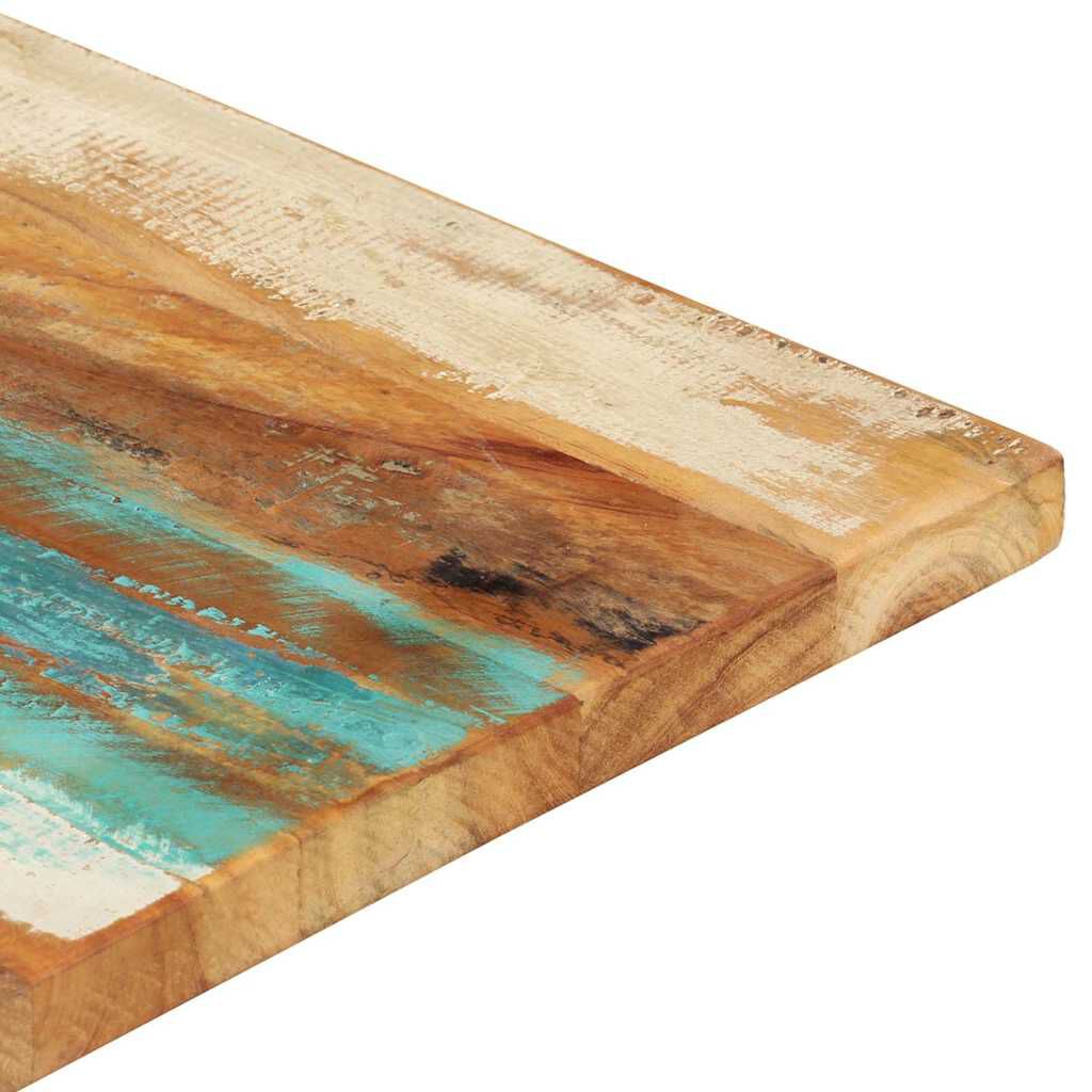 vidaXL Επιφάνεια Τραπεζιού Ορθ. 60x120 εκ 25-27 χιλ Μασίφ Ανακ. Ξύλο