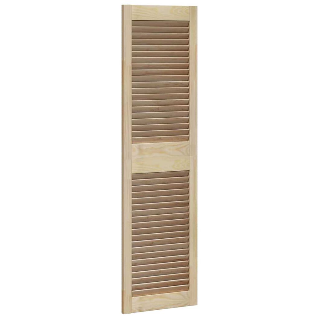 vidaXL Πόρτες Ντουλάπας με πόρτα 4 pcs Καφέ 140.5 x 39.5 x 2.1 εκ