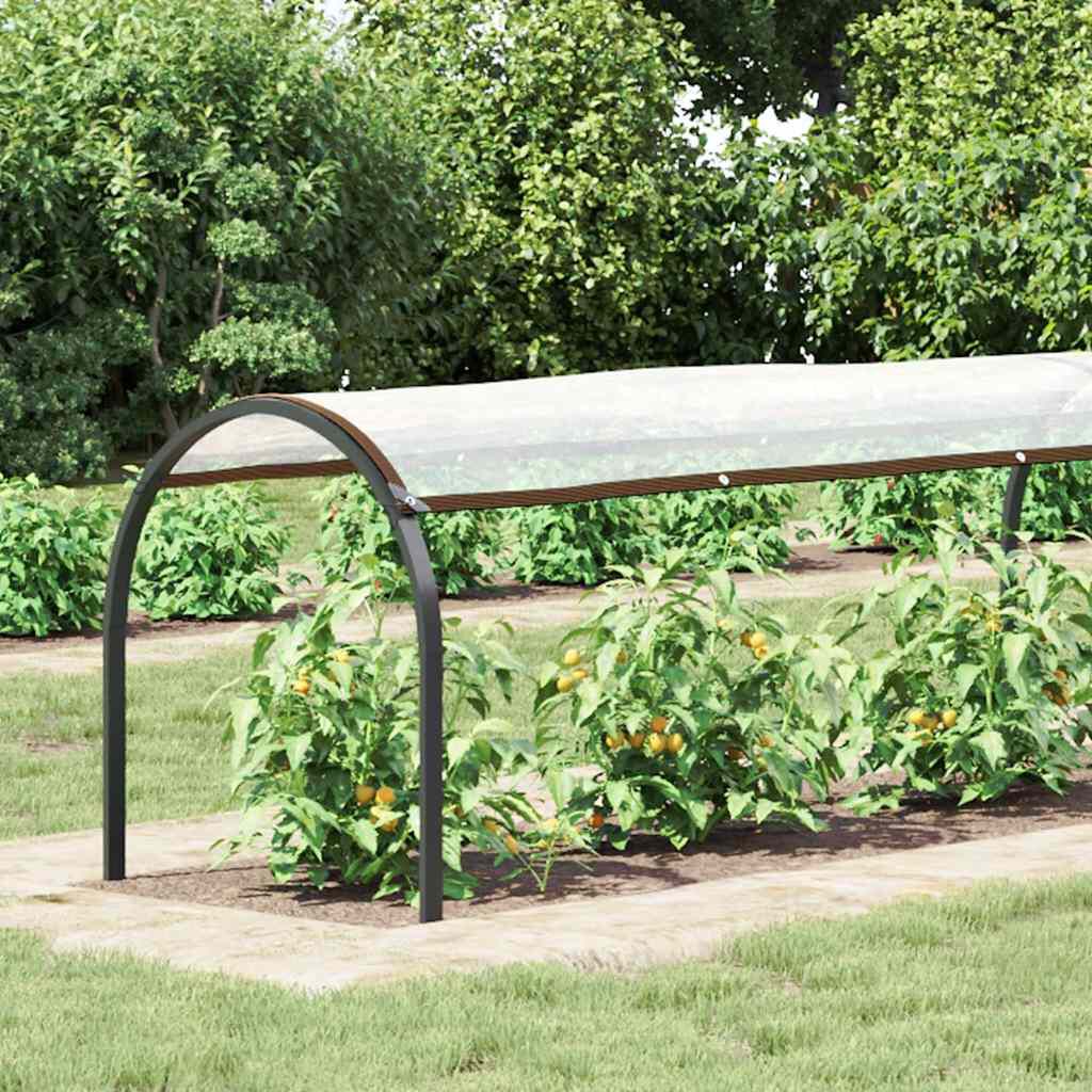 vidaXL Σαφής μουσαμάς με οπές 1x12 m Πολυαιθυλένιο