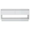 vidaXL Έπιπλο Τηλεόρασης Γυαλ. Λευκό 102x41x44 εκ. Επεξεργασμένο Ξύλο
