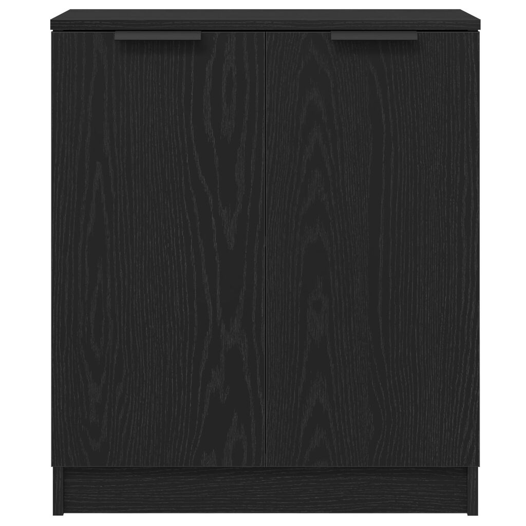 vidaXL Πλευρικό γραφείο Μαύρο Δρυς 60x30x70 εκ Επεξεργασμένο ξύλο