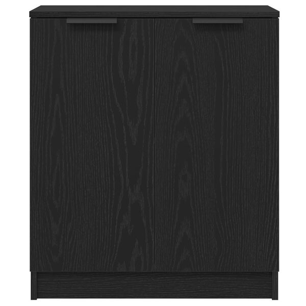vidaXL Πλαϊνό γραφείο Μαύρο 60 x 30 x 70 εκ. Επεξεργασμένο ξύλο