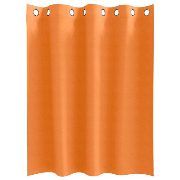 vidaXL Κουρτίνες συσκότισης με κουρτίνες Bright Orange Πολυεστέρας